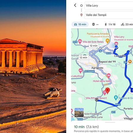 Villa Lory Agrigento Bagian luar foto